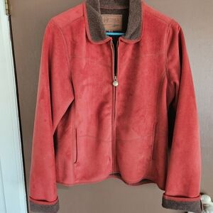 Outback Trading Co simulated suede western jacket